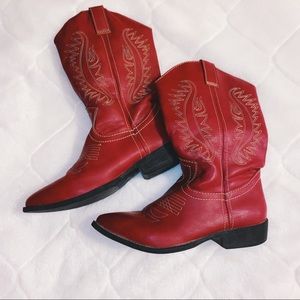 Rampage red cowboy boots